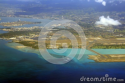 Airport aerial view