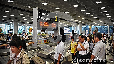 Airport Baggage Claim Area