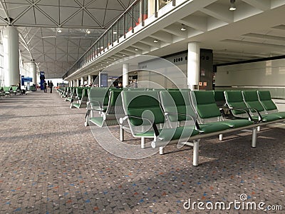 Airport boarding area