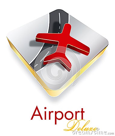 Airport deluxe company logo design