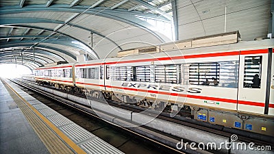 Bangkok, Thailand: Airport Link express train at a
