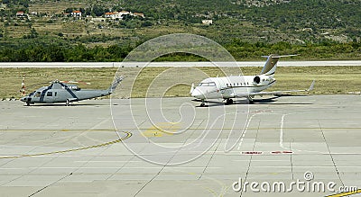 Airport runway Dubrovnik