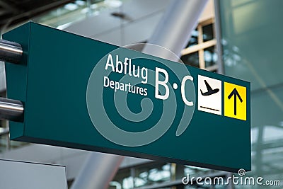 Airport sign