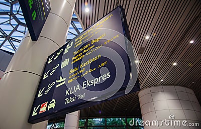 Airport Sign Board