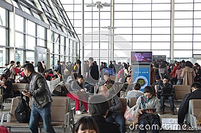 Airport waiting area