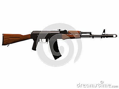 AK-74 Assault Rifle 3d