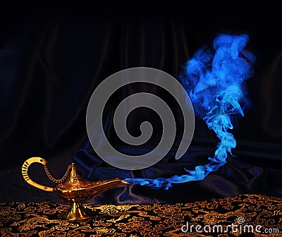 Aladdin genie lamp - no genie