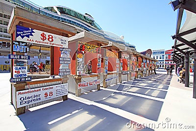 Alaska Shore Excursion Booths