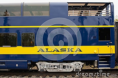 Alaska Train Car