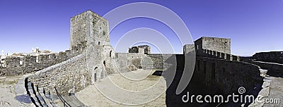 Alentejo Town of Monsaraz castle inner space . Portugal (Pan01)