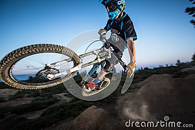 Alex Grediagin at The Lair Jump Park in Bend, Oregon
