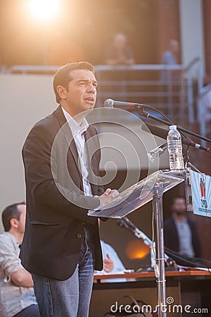 Alexis Tsipras is a Greek left-wing politician, head of the SYRI