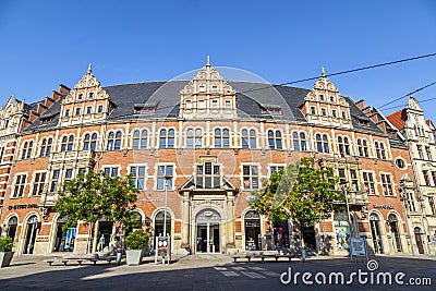 Alte Hauptpost, historical Main Post Office building in Erfurt