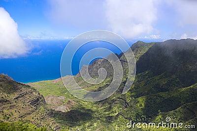 Amazing view of Hawaiian island