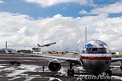 American Airlines plane