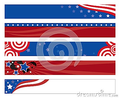 American Flag Banners