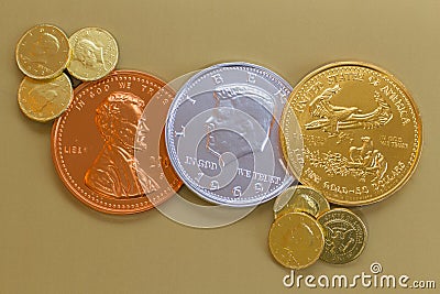 American Foil Chocolate Coins