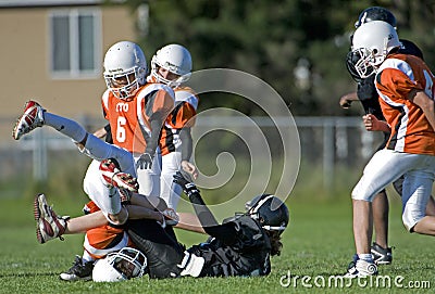 American football action