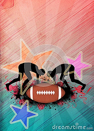 American football background