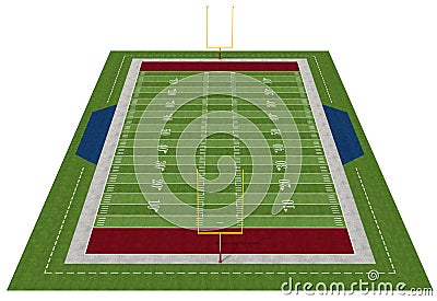 American football field