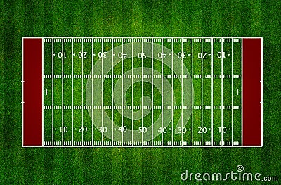 American football field