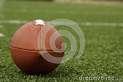 American Football on the field