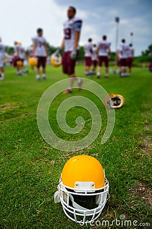 American football helmet