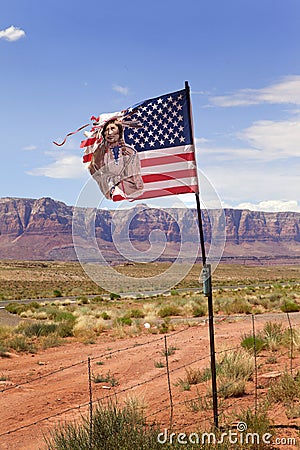 American Indian Flag Travel