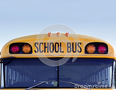 American school bus w