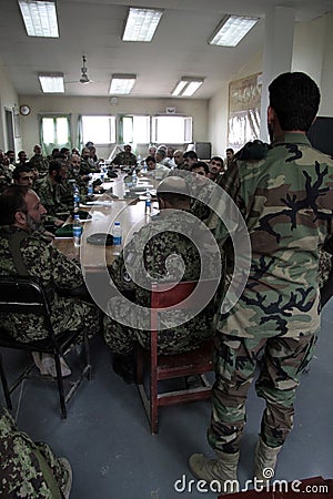 American Soldiers train Afghan Army