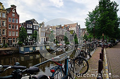 Amsterdam city scene