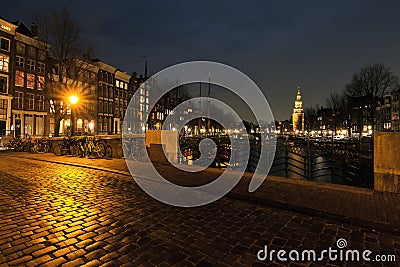Amsterdam night bridge