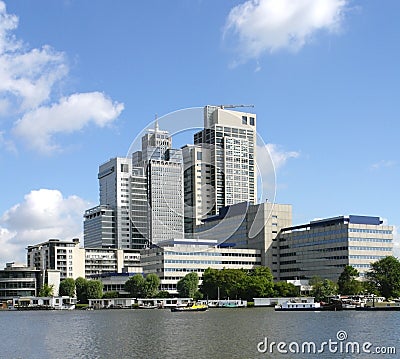 Amsterdam skyline