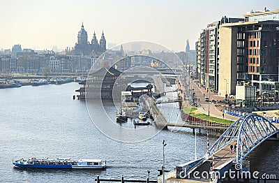 Amsterdam skyline