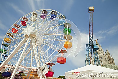Amusement Park and Temple at Tibidabo