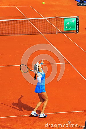 Ana Ivanovic tennis player serving