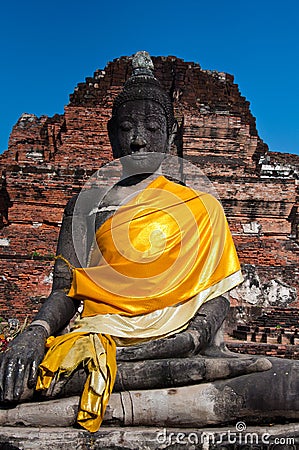 Ancient Buddha Statue, Ayudhaya