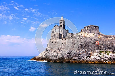 Ancient church along the sea