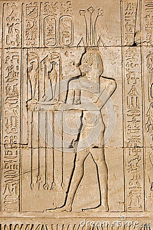 Ancient Egyptian priest for Hapi god