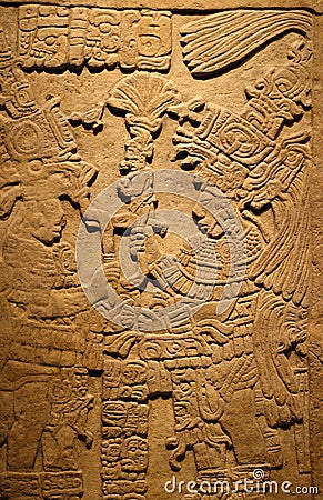 Ancient Mayan tablet