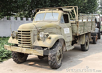 Ancient military truck