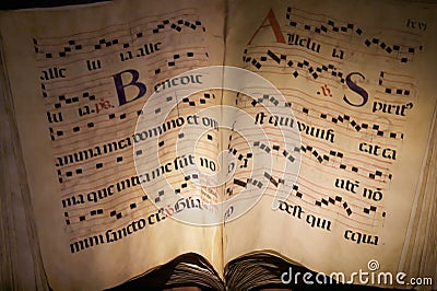 Ancient music book