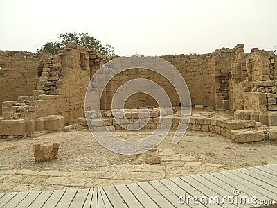Ancient Roman palace , Caesarea, Israel