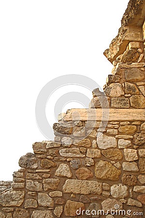 Ancient ruins wall