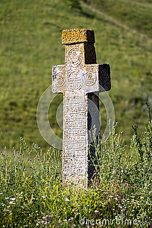 Ancient Stone Cross Stock Photos - Image: 22
