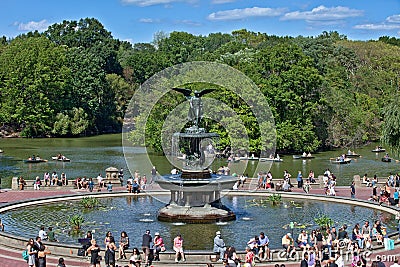 The Angel of the Waters, Central Park, NY, NY.