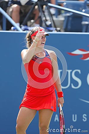 Angelique Kerber from Germany during US Open 2013 second round match