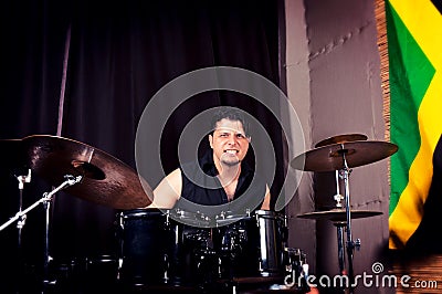 Angry drummer