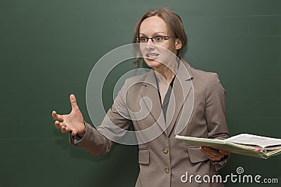 Angry teacher