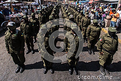 Anniversary of the uprising in Cheran, Mexico